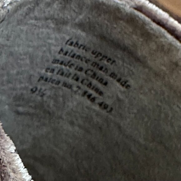 Seychelles Velvet Commute Block Heel Mules‎ Sandals Size 9.5 Gray Dressy Party - Picture 10 of 10